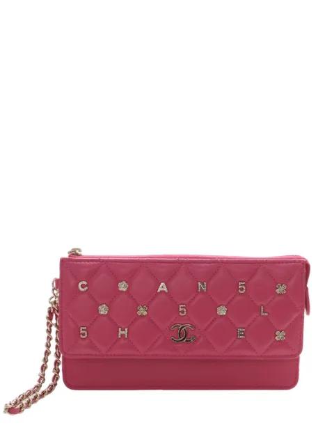 2020 Quilted Lambskin All About Chanel On Chain clutch bag by CHANEL 