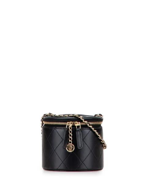 2020 Quilted Lambskin Chain and Charm Case vanity bag by CHANEL 