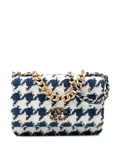 2020 Tweed 19 Wallet On Chain satchel by CHANEL 
