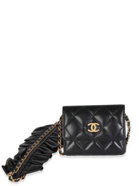 2020 diamond-quilted cardholder-on-chain by CHANEL 