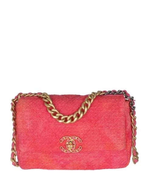 2020 medium tweed quilted 19 shoulder bag by CHANEL 