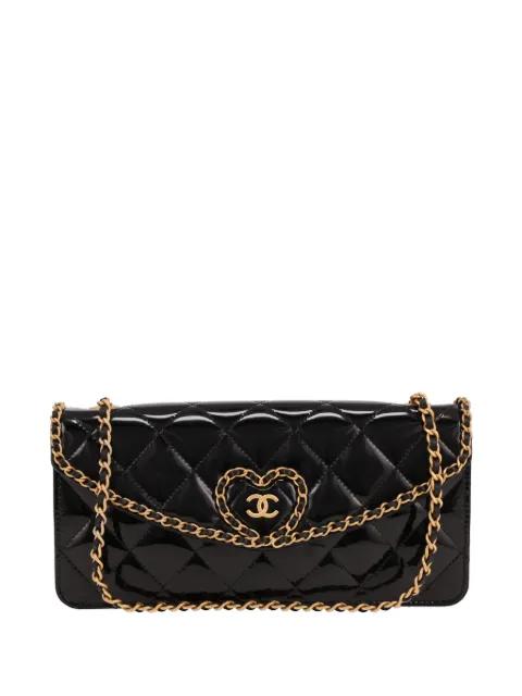 2020s quilted heart-detail shoulder bag by CHANEL 