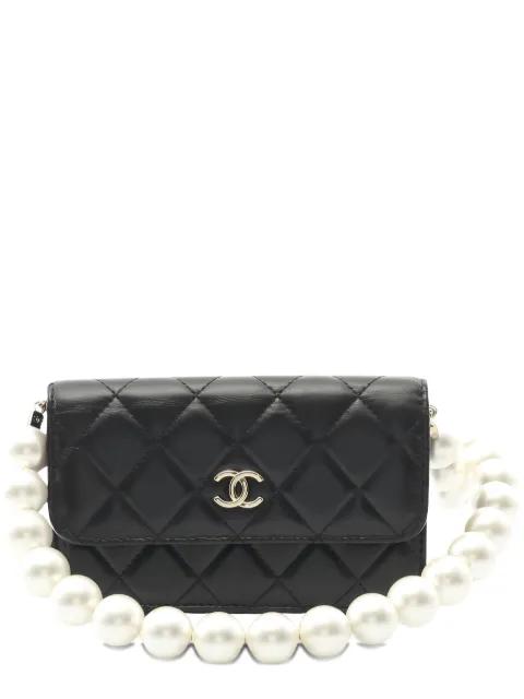 2021-2022 matelassé pearl chain wallet by CHANEL 