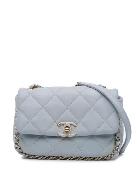 2021-2024 Mini Calfskin Chain Around Flap crossbody bag by CHANEL 