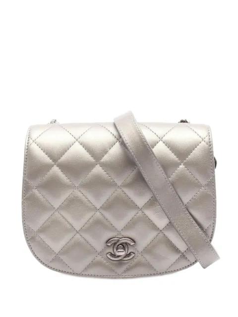 2021-2025 CC Quilted Lambskin Casual Pocket Flap Bag crossbody bag by CHANEL 