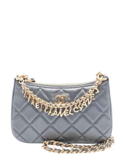 2021-2025 CC Quilted Lambskin Charms Hobo crossbody bag by CHANEL 