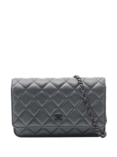2021-2025 CC Quilted Lambskin Wallet on Chain crossbody bag by CHANEL 