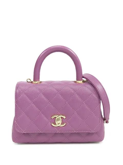 2021-2025 Extra Mini Caviar Coco Top Handle Bag satchel by CHANEL 