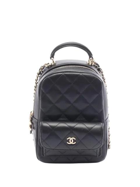 2021-2025 Mini CC Quilted Lambskin backpack by CHANEL 