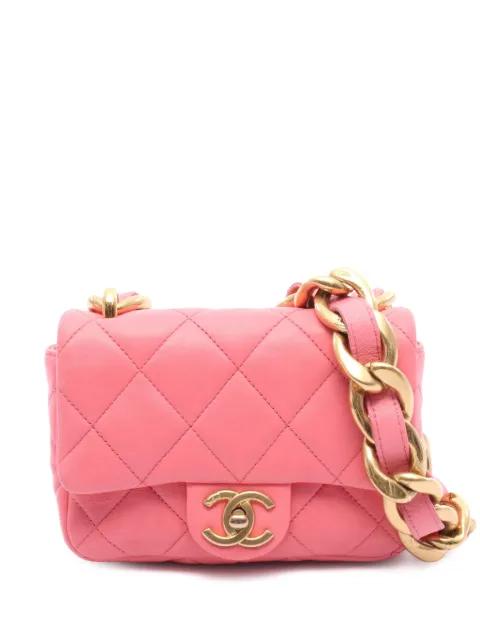 2021-2025 Mini Quilted Lambskin Funky Town Flap crossbody bag by CHANEL 
