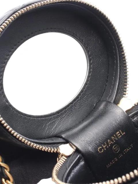 2021-2025 Mini Quilted Lambskin Metal Top Handle Vanity Case crossbody bag by CHANEL 2021-2025 Mini Quilted Lambskin Metal Top Handle Vanity Case crossbody bag by CHANEL