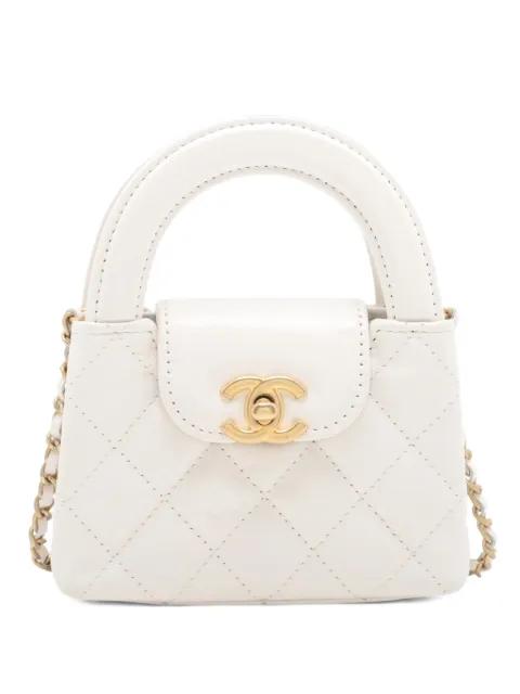 2021-2025 Nano Aged Calfskin Kelly Shopper Bag satchel by CHANEL 