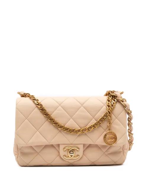 2021-2025 Quilted Lambskin Fancy Jewel Single Flap satchel by CHANEL 