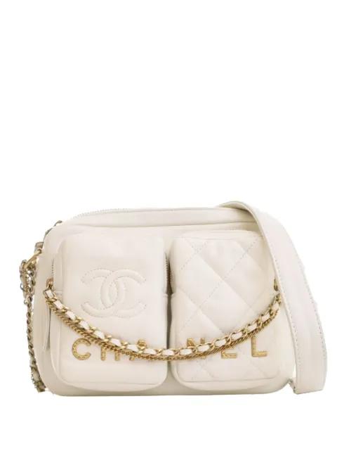 2021-2025 Small Quilted Calfskin Camera Case crossbody bag by CHANEL 