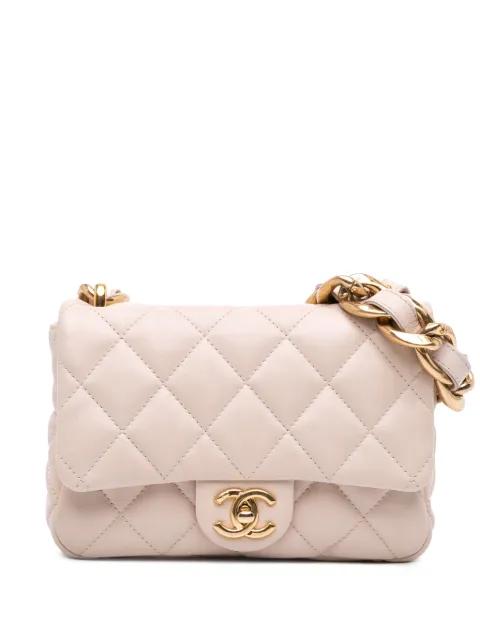 2021-2025 Small Quilted Lambskin Funky Town Flap shoulder bag by CHANEL 2021-2025 Small Quilted Lambskin Funky Town Flap shoulder bag by CHANEL