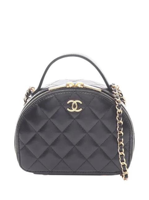 2021-2026 CC Quilted Lambskin 23C Top Handle Clutch satchel by CHANEL 