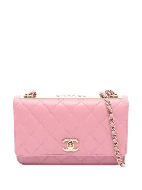 2021-2026 Lambskin Trendy CC Wallet On Chain crossbody bag by CHANEL 