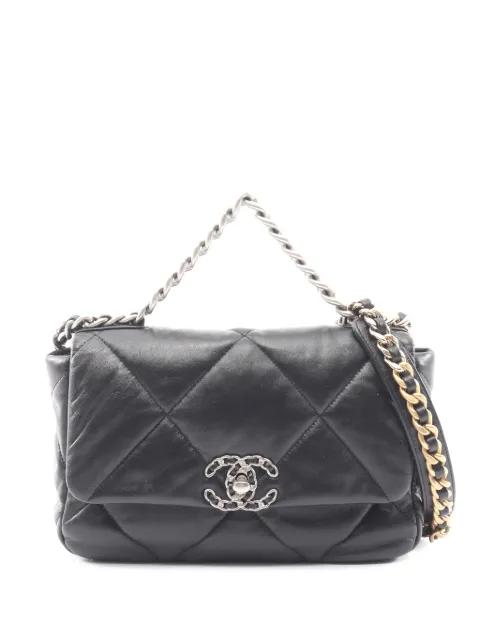 2021-2026 Medium Lambskin 19 Flap satchel by CHANEL 