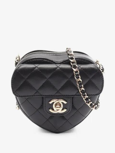 2021-2026 Mini Lambskin CC in Love Heart crossbody bag by CHANEL 