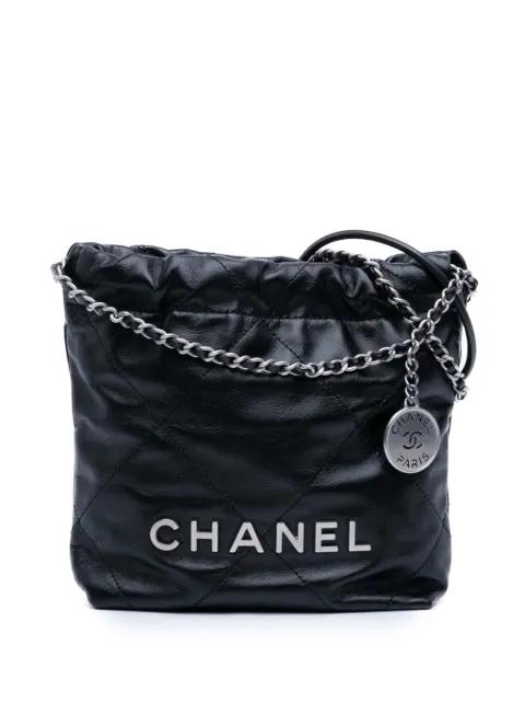 2021-2026 Mini Shiny Calfskin 22 Handbag satchel by CHANEL 