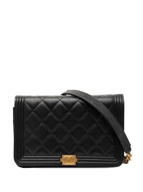 2021-2026 Quilted Caviar Boy Wallet on Chain crossbody bag by CHANEL 