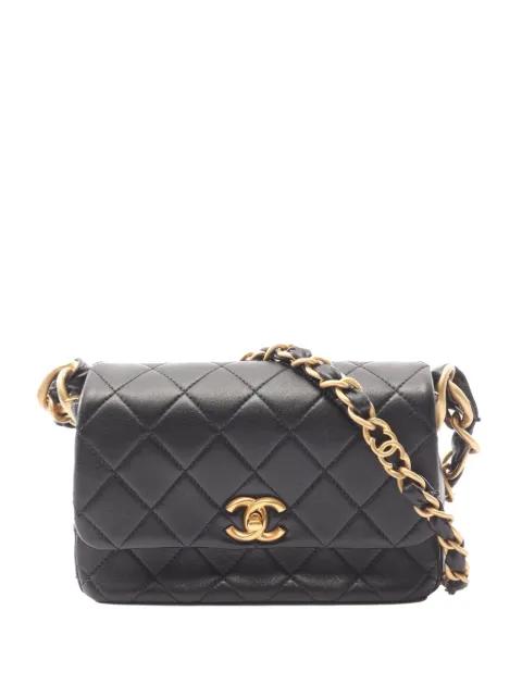 2021-2026 Quilted Lambskin Flap Bag crossbody bag by CHANEL 2021-2026 Quilted Lambskin Flap Bag crossbody bag by CHANEL