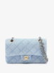 2021-2026 Small Classic Printed Denim Double Flap shoulder bag by CHANEL 2021-2026 Small Classic Printed Denim Double Flap shoulder bag by CHANEL