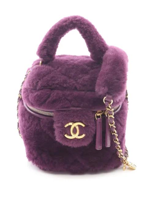 2021-2026 Small Quilted Shearling Vanity Case satchel by CHANEL 