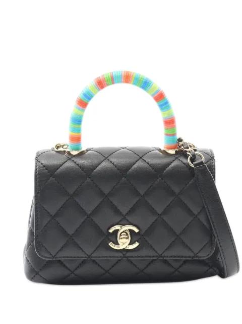2021 Extra Mini Lambskin Rainbow Top Handle Bag handbag by CHANEL 2021 Extra Mini Lambskin Rainbow Top Handle Bag handbag by CHANEL