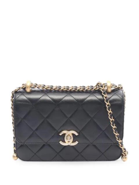 2021 Single Flap quilted chain shoulder bag by CHANEL 