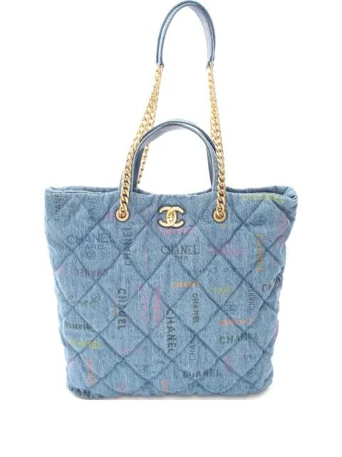 2021 denim shoulder bag by CHANEL 