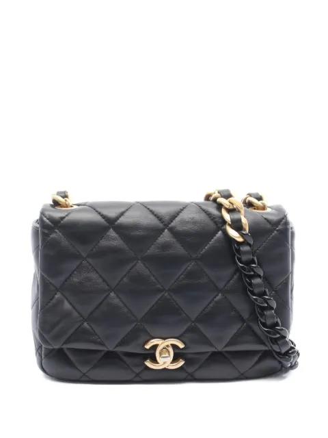 2021 small Matelasse flap chain shoulder bag by CHANEL 