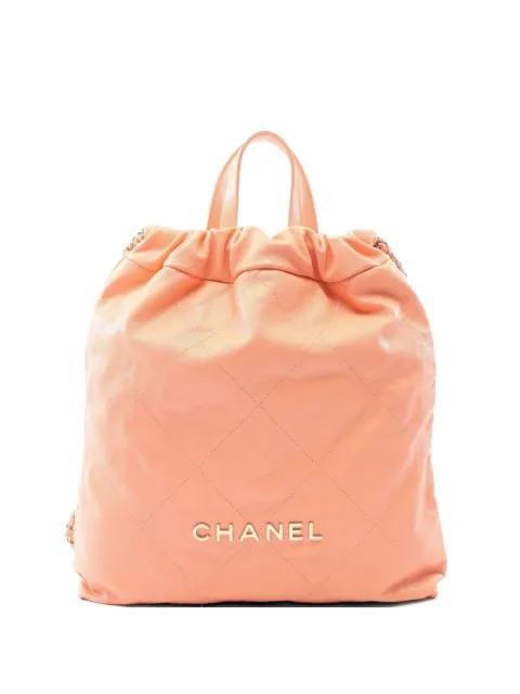 2021s Chanel 22 quilted backpack by CHANEL 