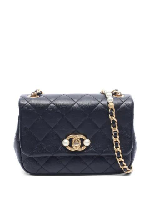 2021s small Matelassé flap shoulder bag by CHANEL 