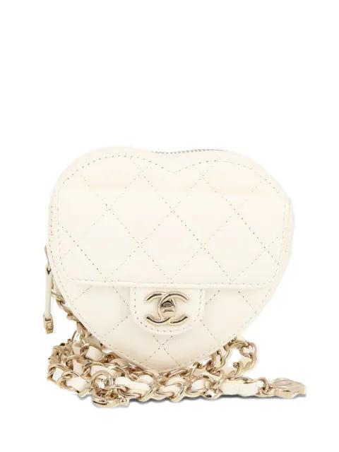 2022 Heart clutch-belt bag by CHANEL 