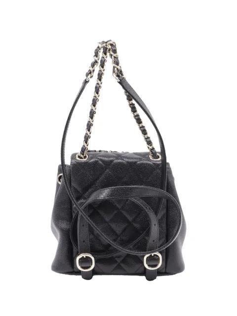 2024 small Duma CC turn-lock backpack by CHANEL 