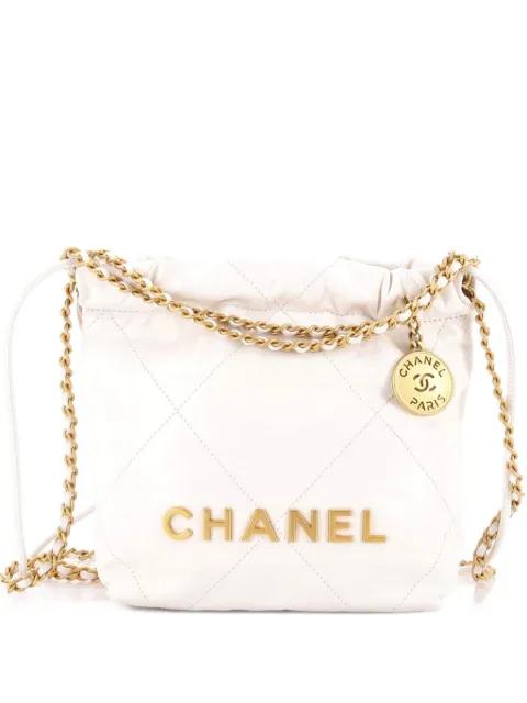 22 Chain Hobo Quilted Calfskin Mini crossbody bag by CHANEL 