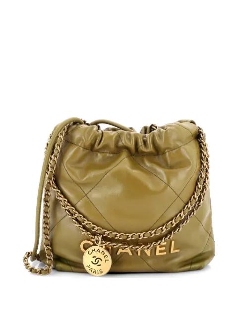 22 Chain Hobo Quilted Calfskin Mini crossbody bag by CHANEL 