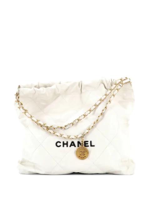 22 Chain Quilted Calfskin Medium hobo bag by CHANEL 