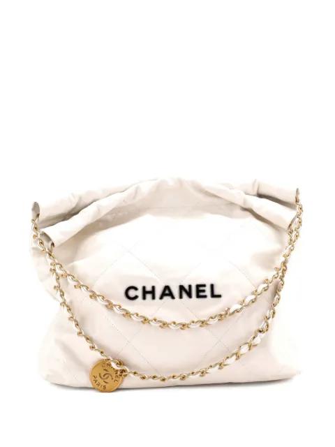 22 Chain Quilted Calfskin Small hobo bag by CHANEL 