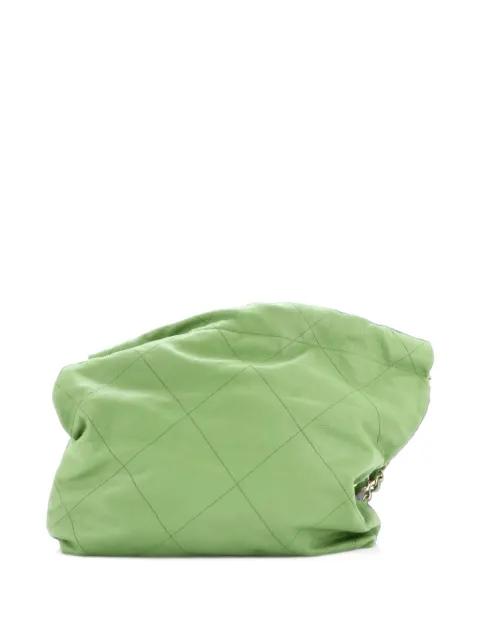 22 Chain Quilted Caviar Small hobo bag by CHANEL 