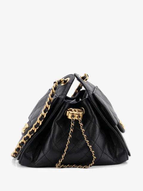25 Quilted Caviar Mini hobo bag by CHANEL 