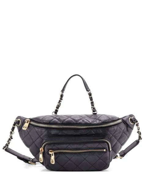 All About Waist Bag Quilted Iridescent Calfskin Medium belt bag by CHANEL 