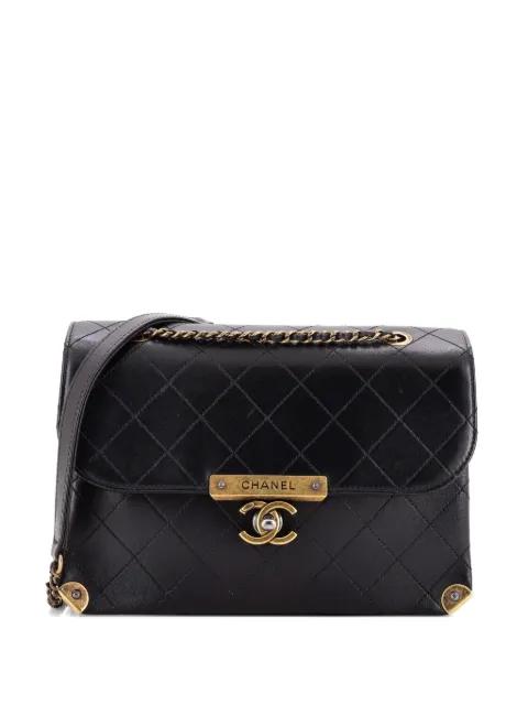 Around The Corner Flap Bag Quilted Lambskin Medium crossbody bag by CHANEL Around The Corner Flap Bag Quilted Lambskin Medium crossbody bag by CHANEL