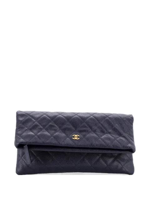 Beauty CC Quilted Caviar clutch bag by CHANEL 