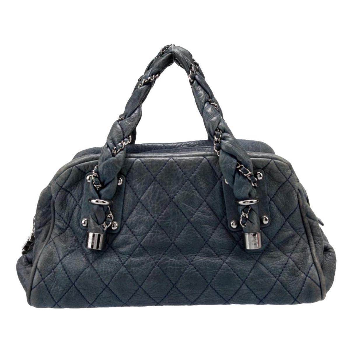 Bowling Bag leather handbag by CHANEL