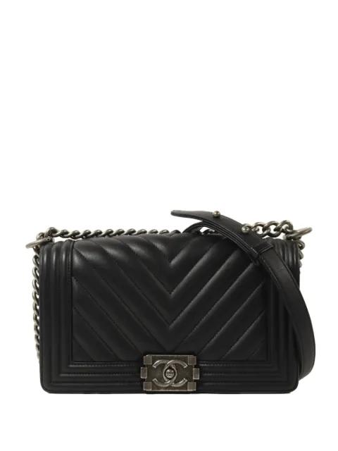 Boy 25 chevron-quilted shoulder bag by CHANEL 