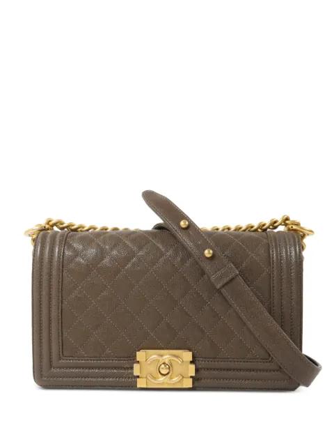 Boy Chanel quilted shoulder bag by CHANEL 
