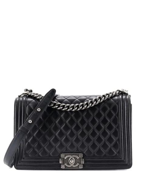 Boy Flap Bag Quilted Calfskin New Medium shoulder bag by CHANEL 