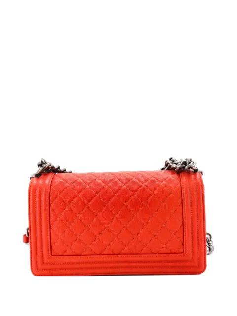 Boy Flap Bag Quilted Caviar Old Medium crossbody bag by CHANEL 